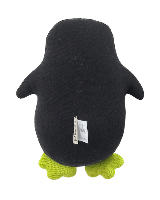 Pluchi Snowy Penguin Soft Toy-Promotes Tactile Stimulation-Easily Washable-Knitted Soft Toy-Plush Cuddly Toy For Newborn