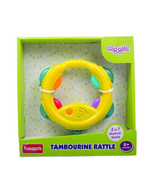 Funskool Giggles Tambourine Rattle Toy-For Infants