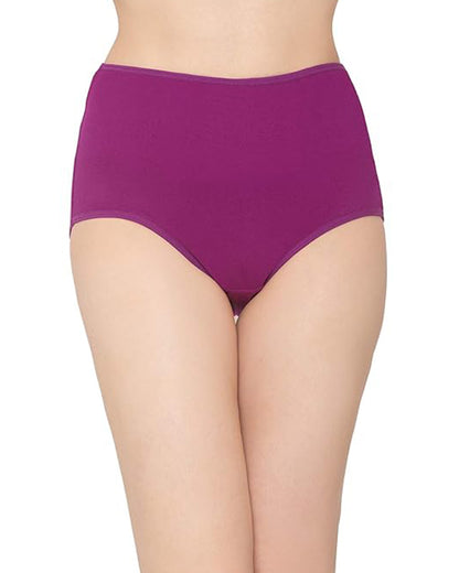 MomToBe Cotton Maternity Panty-Pregnancy & Post Delivery-Black, Maroon & Magenta-Pack of 3