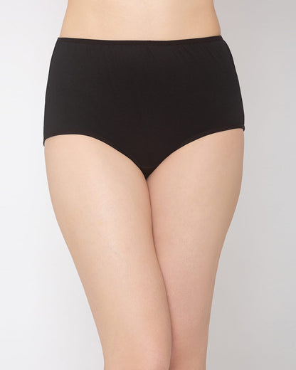 MomToBe Cotton Maternity Panty-Pregnancy & Post Delivery-Black, Maroon & Magenta-Pack of 3