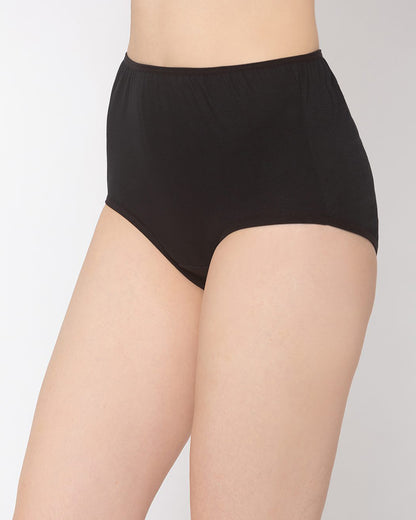 MomToBe Cotton Maternity Panty-Pregnancy & Post Delivery-Black, Maroon & Magenta-Pack of 3