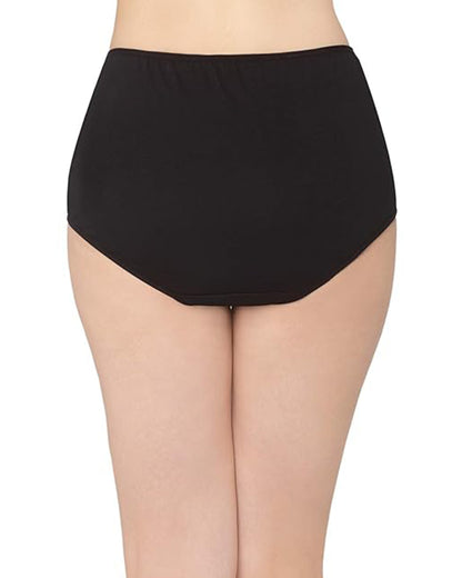 MomToBe Cotton Maternity Panty-Pregnancy & Post Delivery-Black, Maroon & Magenta-Pack of 3