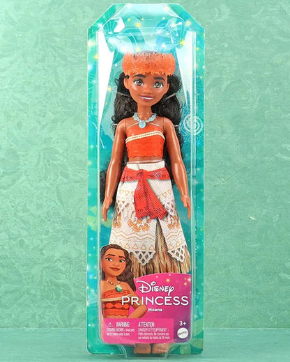Disney Princess Dolls Moana Posable Fashion Doll-Includes Sparkling Clothing and Accessories-Promotes Role Play-Doll & Doll Houses-36M+