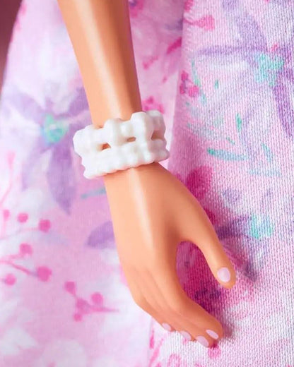 Barbie Signature Birthday Wishes Doll Satiny Lilac Dress with Wavy Brown Hair-Promotes Role Play-Doll & Doll Houses-36M+