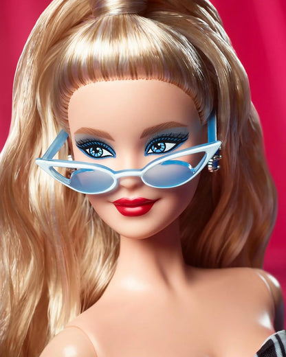 Signature 65th Anniversary Doll with Blonde Hair and Black and White Gown-Promotes Role Play-Doll & Doll Houses-36M+