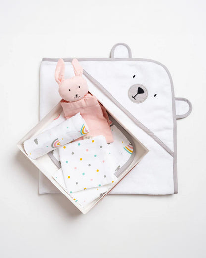Aariro Newborn Essentials Gift Set For Baby Shower-Pack of 6-Follow The Rainbow