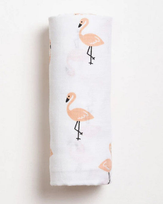 Aariro Newborn Essentials Gift Set For Baby Shower-Pack of 6-Tropical Flamingo