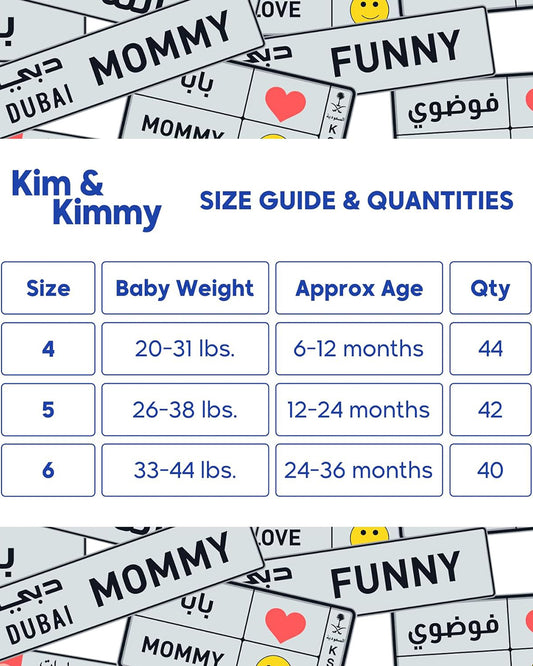 Kim & Kimmy Summer Icons Diaper Pants-Size 5 (12-17Kg)-With Wetness Indicator