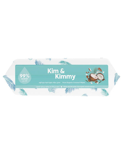 Kim & Kimmy 99% Water Baby Wet Wipes-Organic Coconut