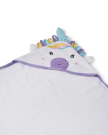 Mi Arcus Hooded Baby Bath Towel-100% Cotton-Unicorn