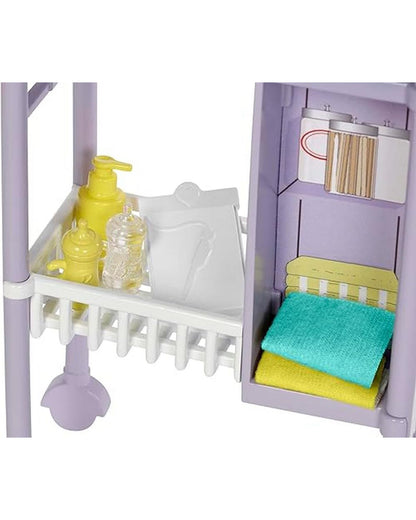 Barbie Baby Doctor Playset-Includes Blonde Doll, 2 Infant Dolls, Exam Table and Accessories, Stethoscope, Chart and Mobile-Promotes Role Play-Doll & Doll Houses-36M+