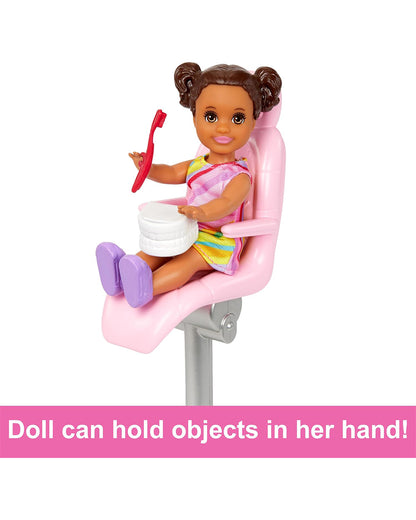 Barbie Careers New Dentist Doll and Playset-Includes Accessories, Medical Doctor Set-Promotes Role Play-Doll & Doll Houses-36M+