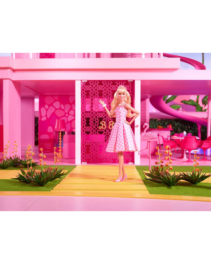 Barbie The Movie Collectible Doll-Wearing Pink Gingham Dress-Promotes Role Play-Doll & Doll Houses-36M+