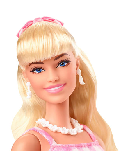 Barbie The Movie Collectible Doll-Wearing Pink Gingham Dress-Promotes Role Play-Doll & Doll Houses-36M+