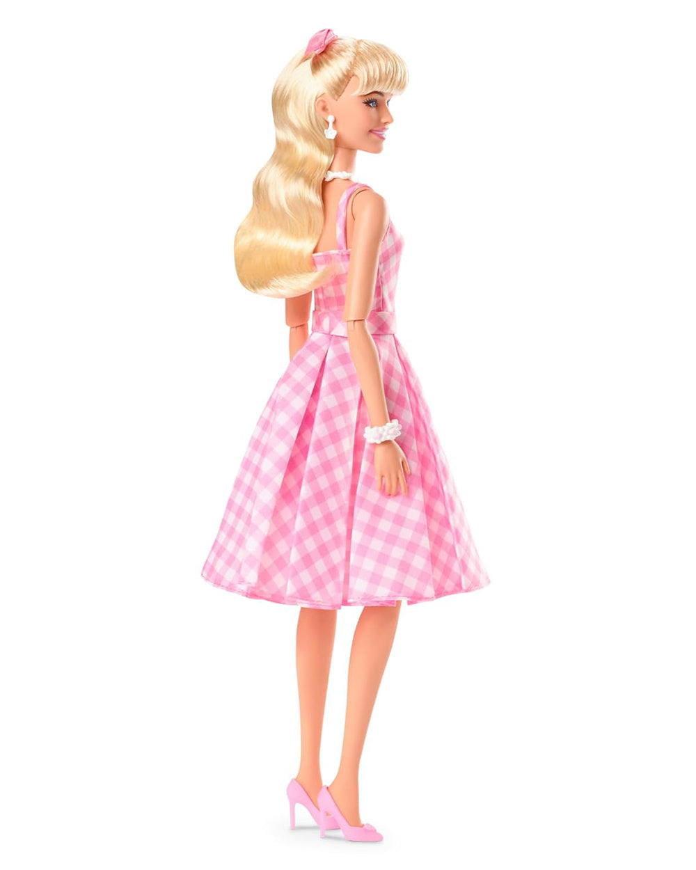 Barbie The Movie Collectible Doll-Wearing Pink Gingham Dress