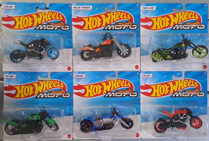 Hot Wheels Die Cast Free Wheel Fat Ride Bike-Green and Black-Vehicle Toy-36M+