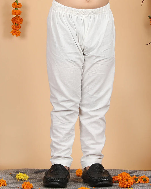 Polka Tots Multicolor Kurta Pajama Set-Cotton-Splash Print-For Infants