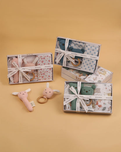 Abracadabra Baby Shower Essential Gift Set-Bambi & Friends-Pack of 7-For Newborn
