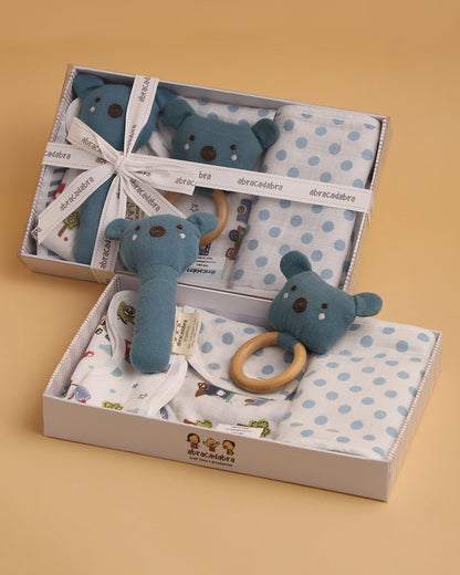 Abracadabra Baby Shower Essential Gift Set-Transport-Pack of 7-For Newborn