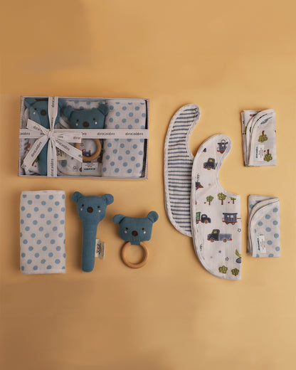 Abracadabra Baby Shower Essential Gift Set-Transport-Pack of 7-For Newborn