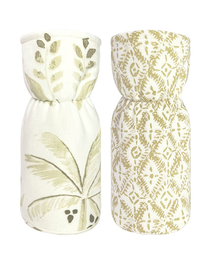 Crane Baby Feeding Bottle Warmer/Cover-With Sherpa Lining-2 Hour Heat Insulation-Fits upto 300 ml Bottle-Kendi-Pack of 2