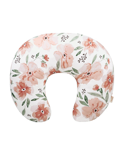 Crane Baby Feeding & Nursing Pillow-With Cotton Satin Cover & Poly Fiber Filling-Hypoallergenic-Alleviate Strain-Parker-For Nursing