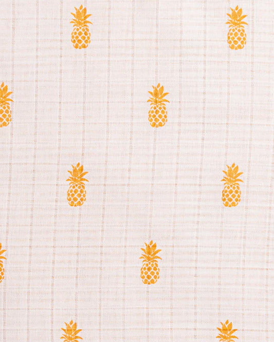 Masilo Pineapple Bliss Muslin Baby Blanket-GOTS Certified Organic Cotton-For Infants