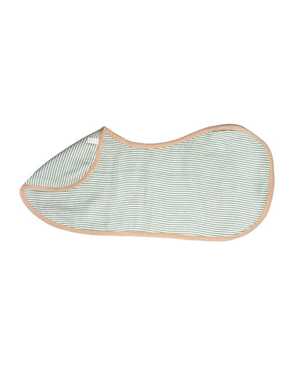 Masilo Organic Muslin Burp Cloth Set-Doubles as a Bib-Super Absorbent & Fast Drying-Palm Paradise-Pack of 2-For Infants