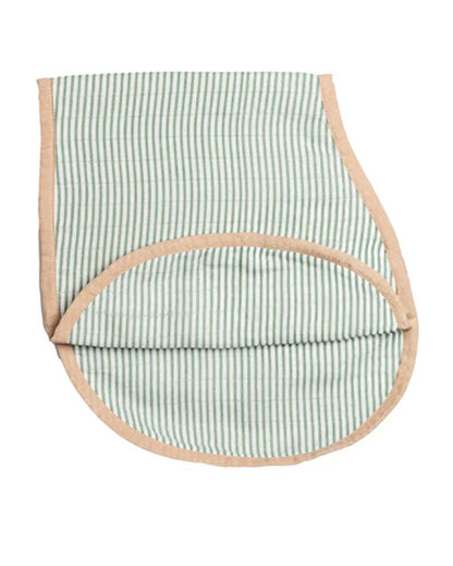 Masilo Organic Muslin Burp Cloth Set-Doubles as a Bib-Super Absorbent & Fast Drying-Palm Paradise-Pack of 2-For Infants