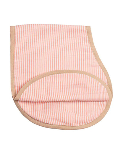 Masilo Organic Muslin Burp Cloth Set-Doubles as a Bib-Super Absorbent & Fast Drying-Over the Rainbow-Pack of 2-For Infants