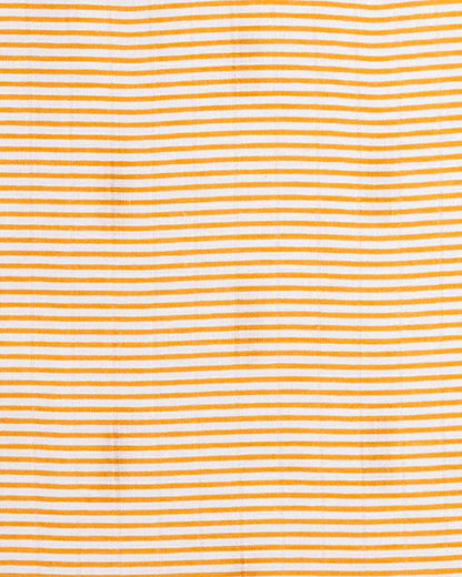 Masilo Organic Muslin Burp Cloths & Wash Cloths Combo Set-Super Absorbent-Pineapple Bliss-For Infants