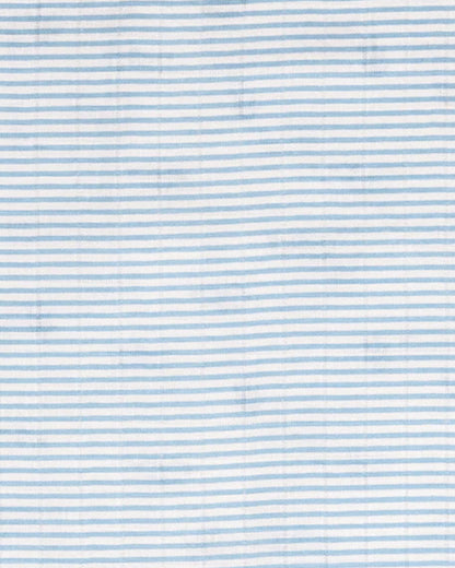 Masilo Organic Muslin Burp Cloths & Wash Cloths Combo Set-Super Absorbent-Sea Breeze-For Infants