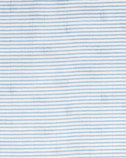 Masilo Organic Muslin Burp Cloths & Wash Cloths Combo Set-Super Absorbent-Sea Breeze-For Infants