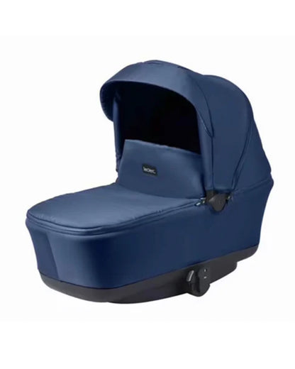 Leclerc Bassinet with 3 Position Recline-Compact Fold-Compatible with all Leclerc Strollers-Adapters Included-For 0 to 6M-Blue