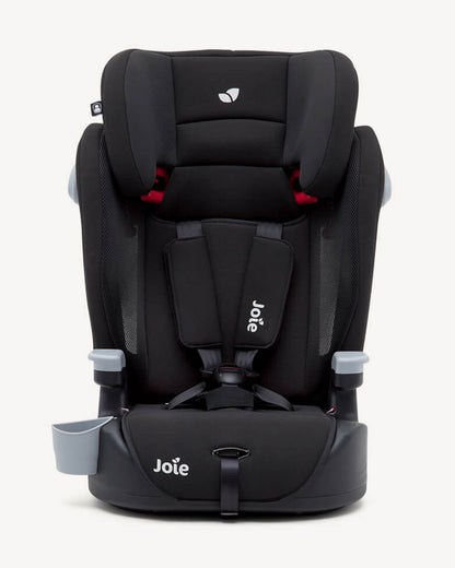 Joie Elevate Baby Car Seat-Forward Facing-10 Positions Adjustable Headrest-With Ventilated Mesh Sides & Integrated Cup Holder-2 Years Warranty-For 1 to 12Y (From 9 to 36 Kg)-Two Tone Black