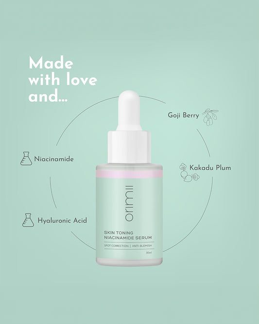 Orimii Niacinamide Serum-Reduces Pigmentation-For Even Skin Tone-Pregnancy & Breastfeeding Safe