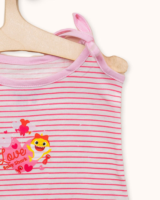 Bodycare Turquoise, White & Pastel Pink Vest-Printed-Cotton-Pack of 3-For Infants