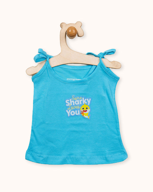 Bodycare Turquoise, White & Pastel Pink Vest-Printed-Cotton-Pack of 3-For Infants