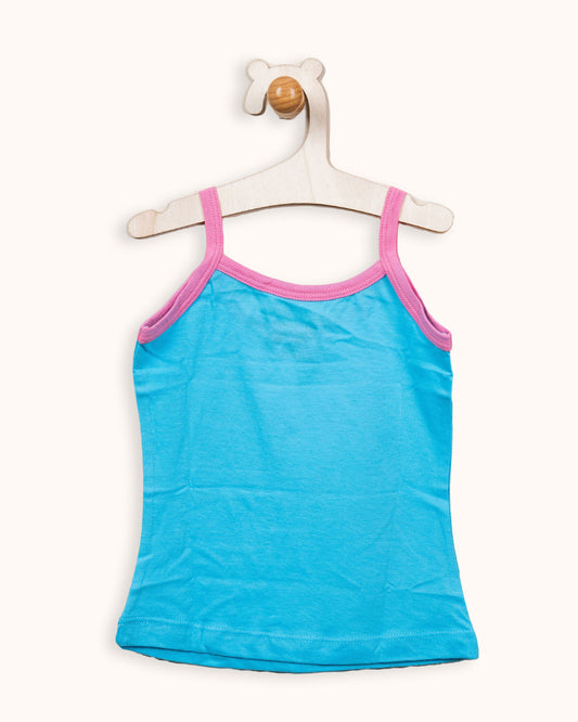 Bodycare Turquoise, White & Pastel Pink Vest-Pull On-Printed-Cotton-Pack of 3-For Infants