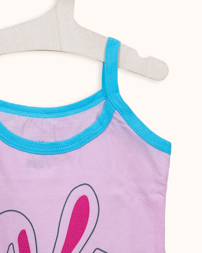 Bodycare Turquoise, White & Pastel Pink Vest-Pull On-Printed-Cotton-Pack of 3-For Infants