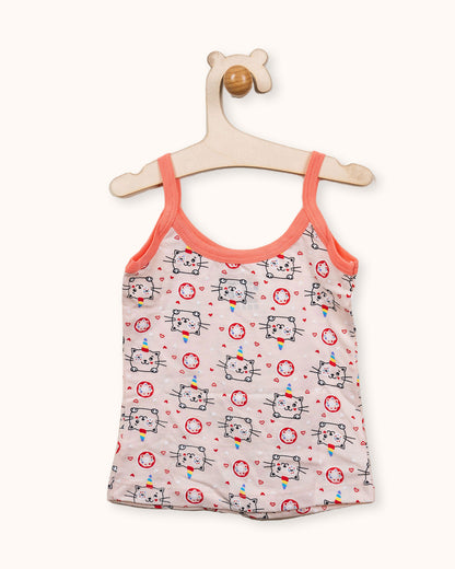 Bodycare Multicolor Vest-Printed-Cotton-Pack of 3-For Infants