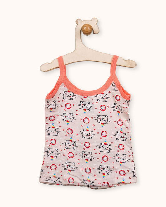 Bodycare Multicolor Vest-Printed-Cotton-Pack of 3-For Infants