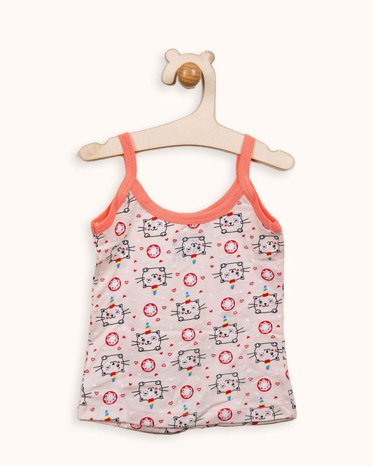 Bodycare Multicolor Vest-Printed-Cotton-Pack of 3-For Infants
