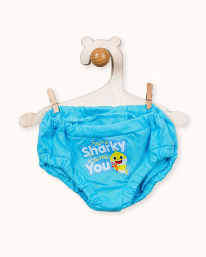 Bodycare Pastel Pink, White & Turquoise Panties-Printed-Cotton-Pack of 3-For Infants