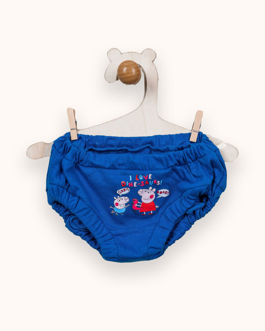 Bodycare Pink, Navy Blue & White Panties-Printed-Cotton-Pack of 3-For Infants