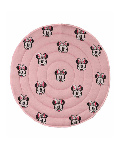 Pluchi Minnie Lover Disney Cotton Knitted Quilted Playmat for Babies-Anti Skid & Soft-0M+