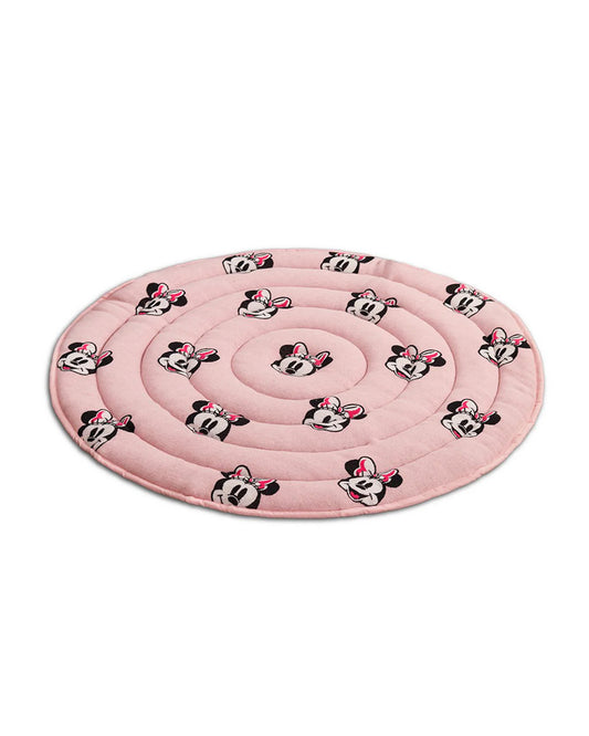 Pluchi Minnie Lover Disney Cotton Knitted Quilted Playmat for Babies-Anti Skid & Soft-0M+
