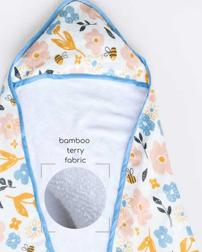 Cocoon Care Baby Hooded Towel-Bamboo Terry-Busy Bee