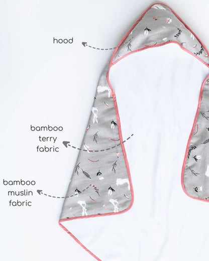 Cocoon Care Baby Hooded Towel-Bamboo Terry-Rabbit Farm