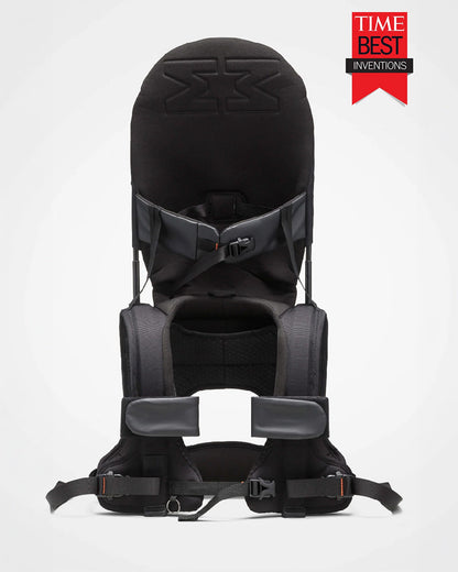 MiniMeis G5 Multipurpose Travel Backpack & Baby Shoulder Carrier-All In One Hero Parent Backpack With Baby Seat Solution-Black